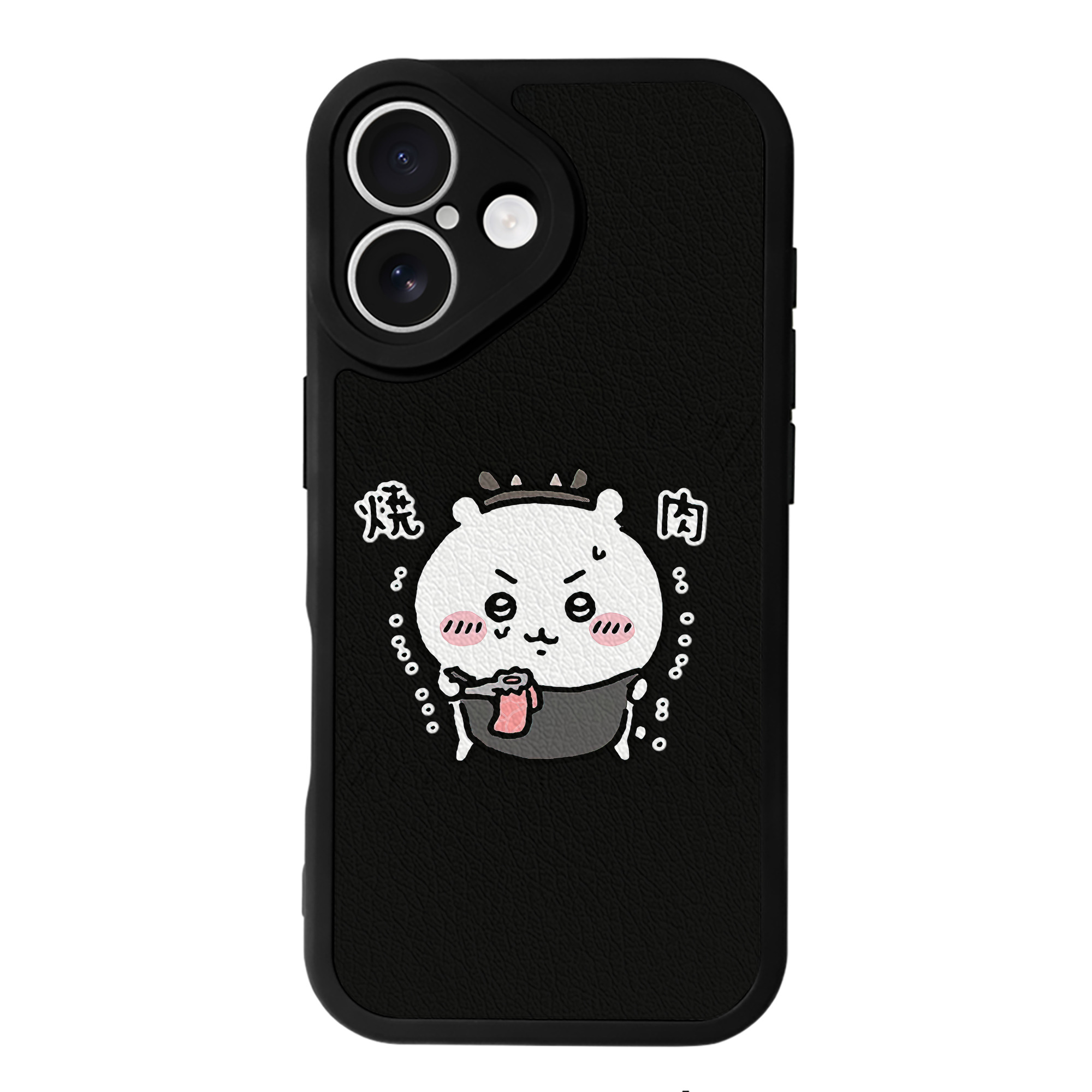 （画像用） ちいかわ ちいかわ Chii-kawa chiikawa 【iPhone 16シリーズ対応】シリコンスマホケース（レザー調） 材質：シリコン